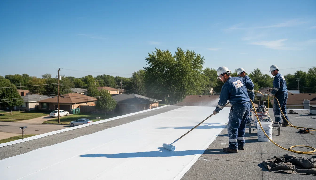 Commercial roof coating in Altamont, IL near me